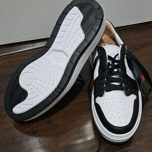 Stylish Black and White Men's Sneakers